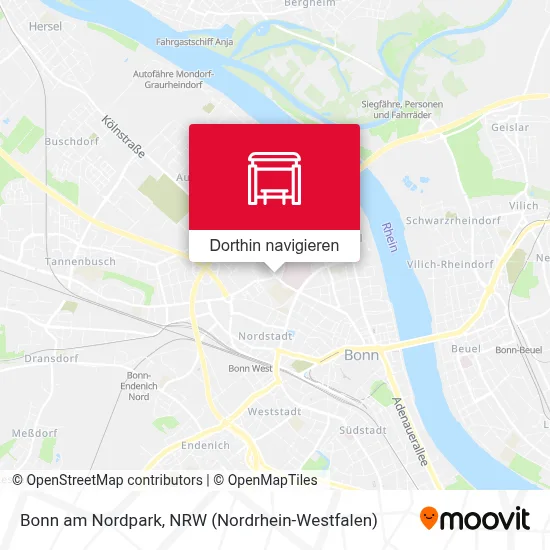Bonn am Nordpark Karte