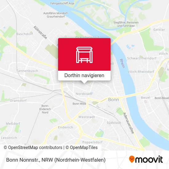 Bonn Nonnstr. Karte