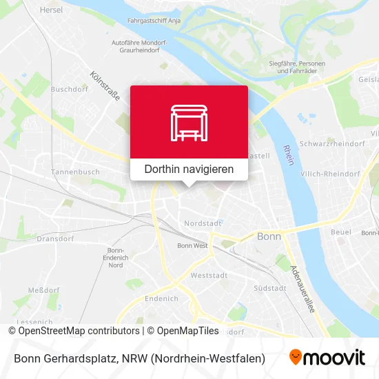 Bonn Gerhardsplatz Karte