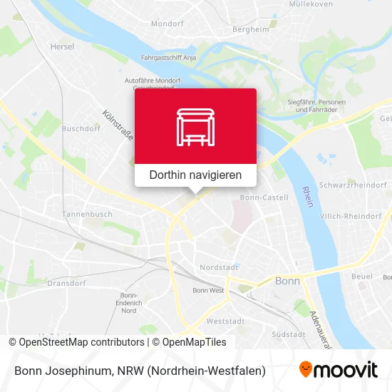 Bonn Josephinum Karte