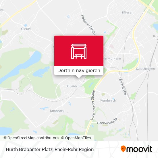 Hürth Brabanter Platz Karte
