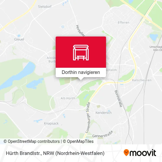 Hürth Brandlstr. Karte