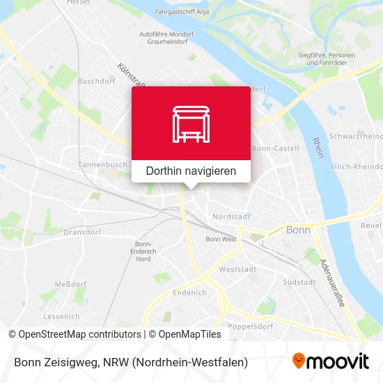 Bonn Zeisigweg Karte