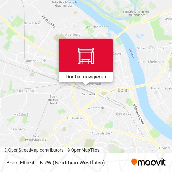Bonn Ellerstr. Karte