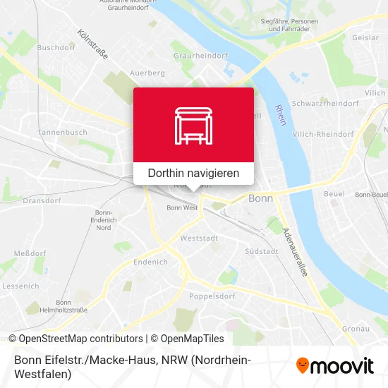 Bonn Eifelstr./Macke-Haus Karte