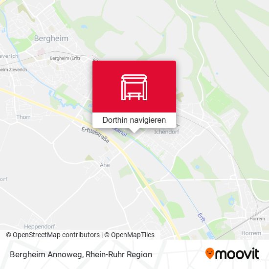 Bergheim Annoweg Karte