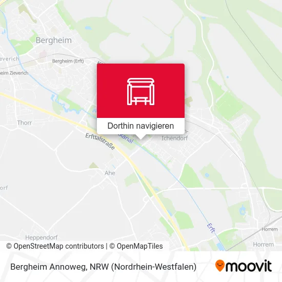 Bergheim Annoweg Karte