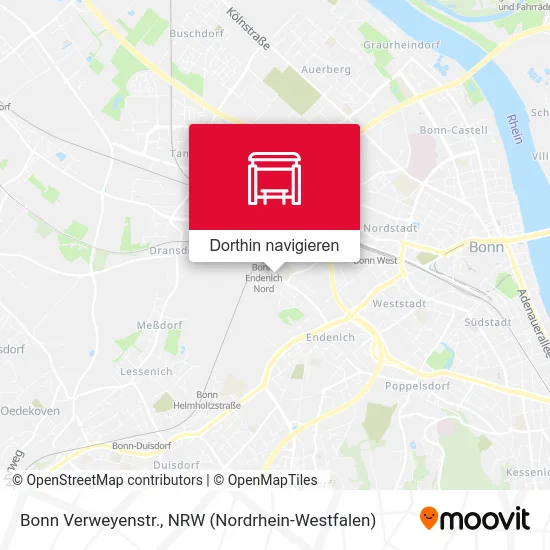 Bonn Verweyenstr. Karte