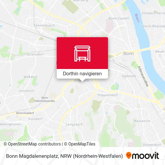 Bonn Magdalenenplatz Karte