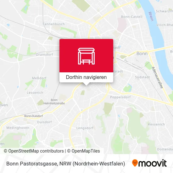 Bonn Pastoratsgasse Karte