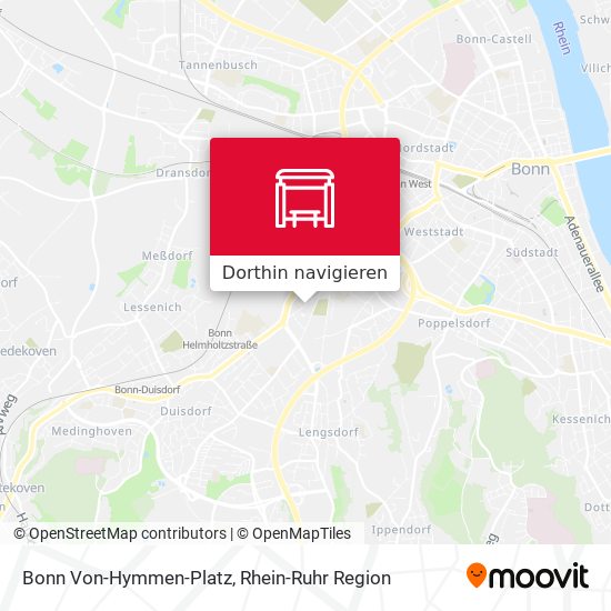 Bonn Von-Hymmen-Platz Karte