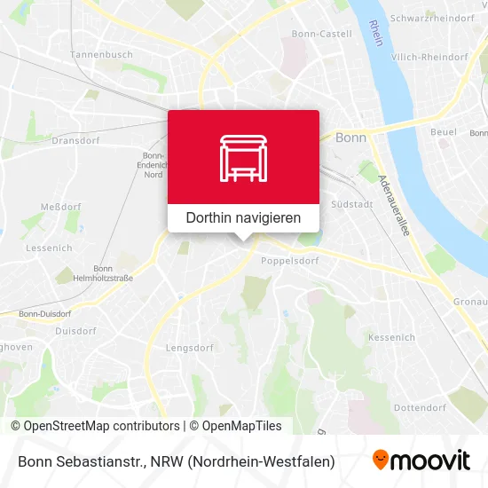 Bonn Sebastianstr. Karte