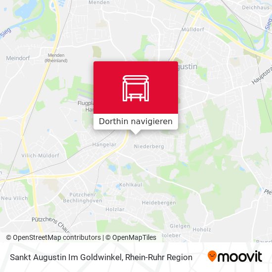 Sankt Augustin Im Goldwinkel Karte