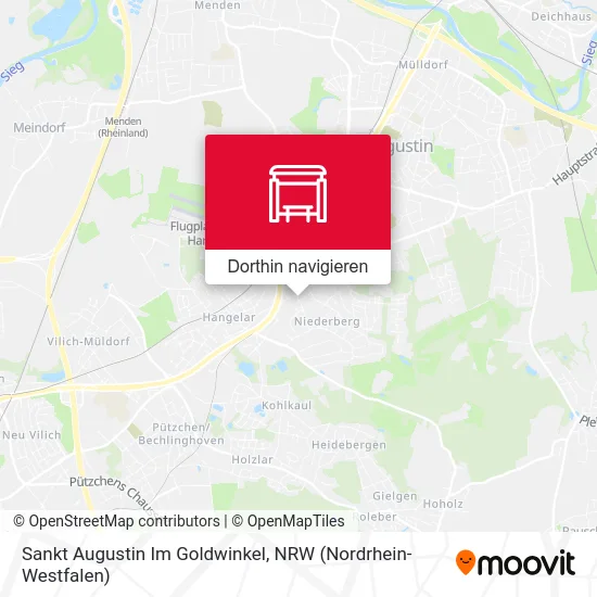 Sankt Augustin Im Goldwinkel Karte