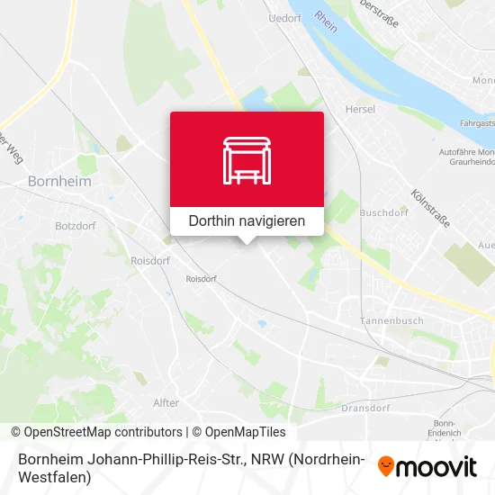 Bornheim Johann-Phillip-Reis-Str. Karte