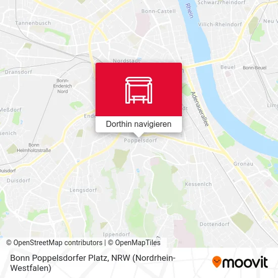 Bonn Poppelsdorfer Platz Karte