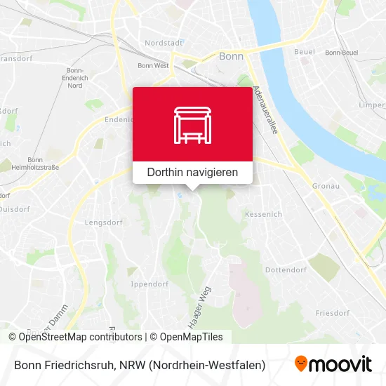 Bonn Friedrichsruh Karte