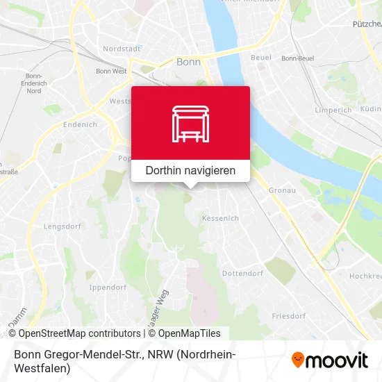 Bonn Gregor-Mendel-Str. Karte