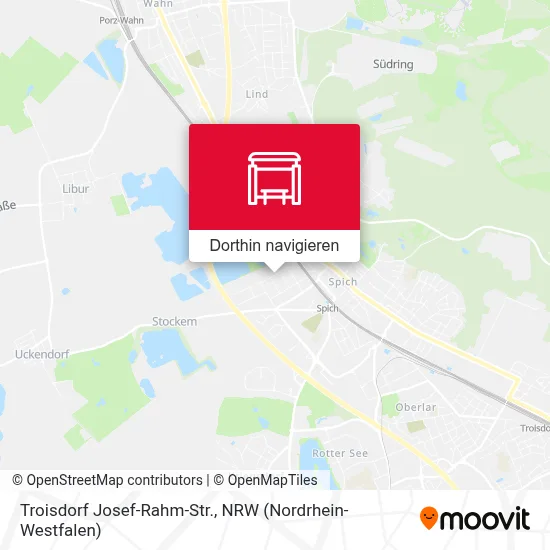 Troisdorf Josef-Rahm-Str. Karte