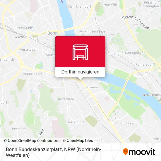 Bonn Bundeskanzlerplatz Karte