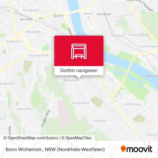 Bonn Wichernstr. Karte