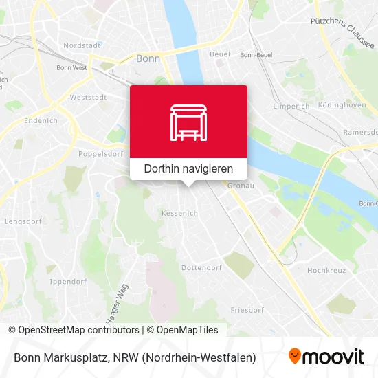 Bonn Markusplatz Karte