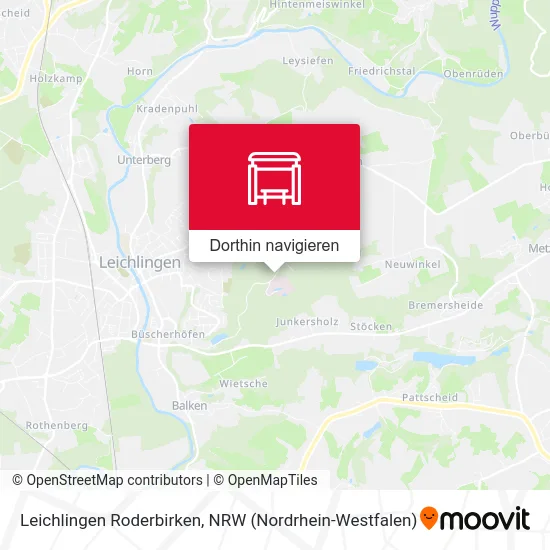 Leichlingen Roderbirken Karte