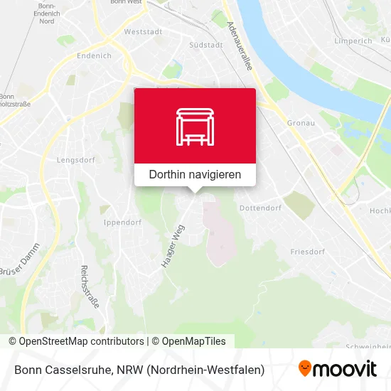 Bonn Casselsruhe Karte