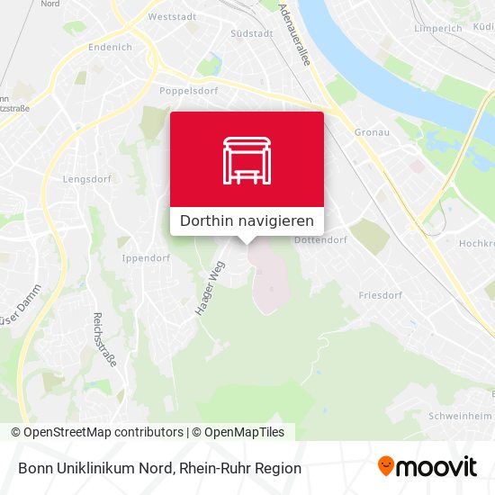 Bonn Uniklinikum Nord Karte