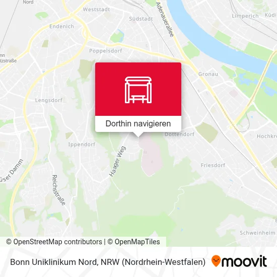 Bonn Uniklinikum Nord Karte