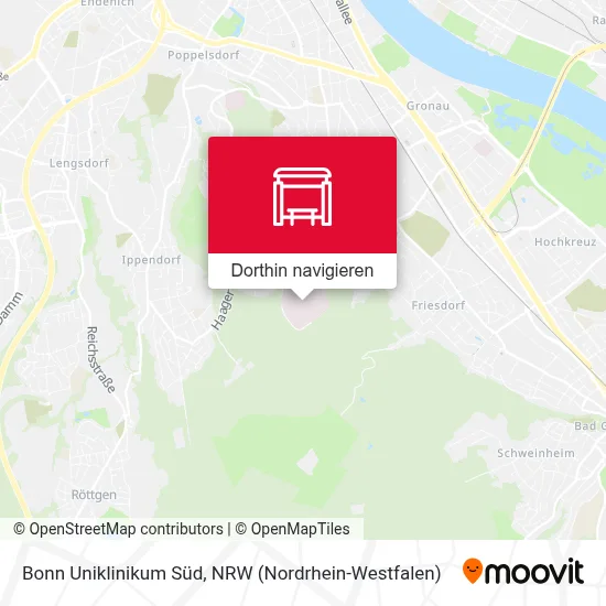 Bonn Uniklinikum Süd Karte