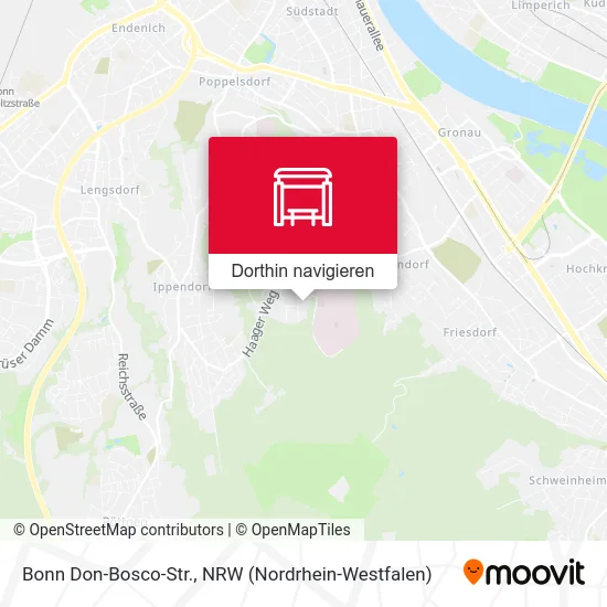 Bonn Don-Bosco-Str. Karte