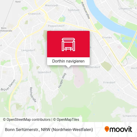 Bonn Sertürnerstr. Karte