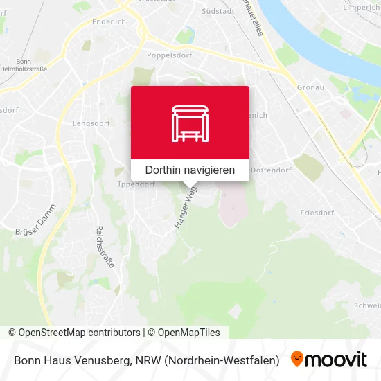 Bonn Haus Venusberg Karte