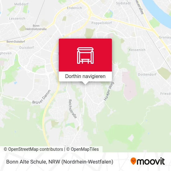 Bonn Alte Schule Karte