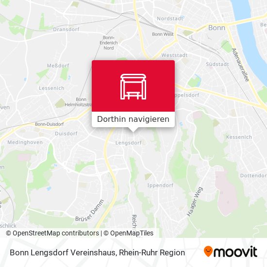 Bonn Lengsdorf Vereinshaus Karte