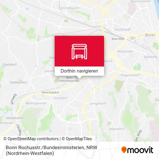 Bonn Rochusstr. / Bundesministerien Karte