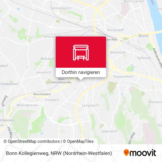 Bonn Kollegienweg Karte