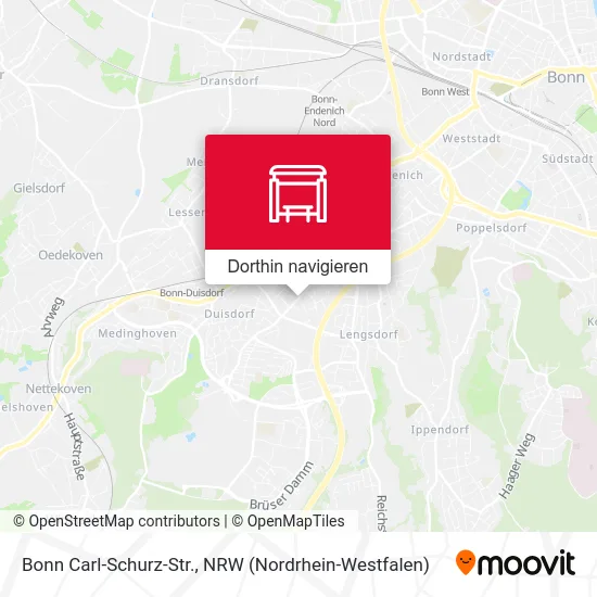 Bonn Carl-Schurz-Str. Karte