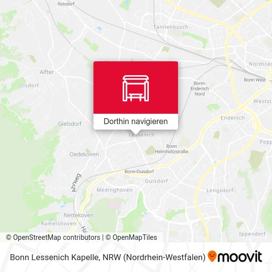 Bonn Lessenich Kapelle Karte