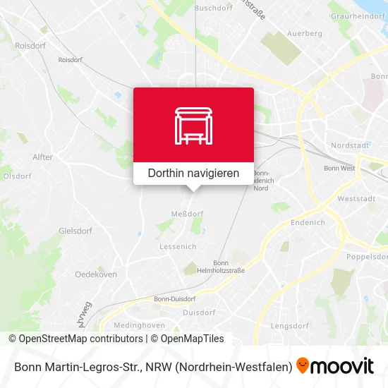 Bonn Martin-Legros-Str. Karte