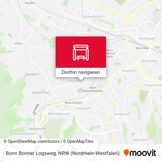 Bonn Bonner Logsweg Karte