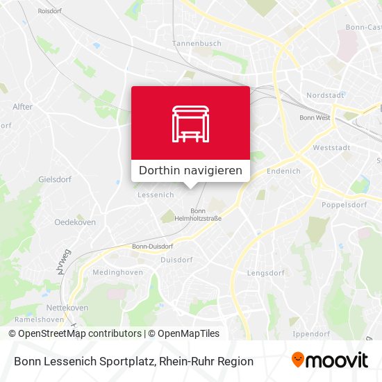 Bonn Lessenich Sportplatz Karte
