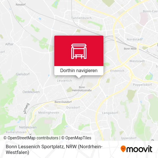 Bonn Lessenich Sportplatz Karte