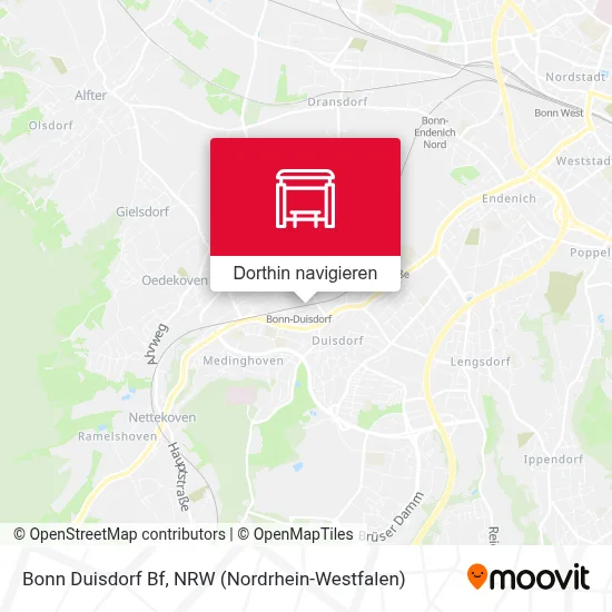 Bonn Duisdorf Bf Karte