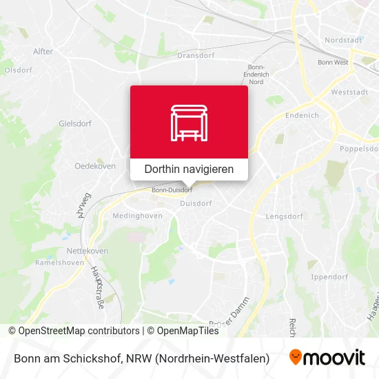 Bonn am Schickshof Karte