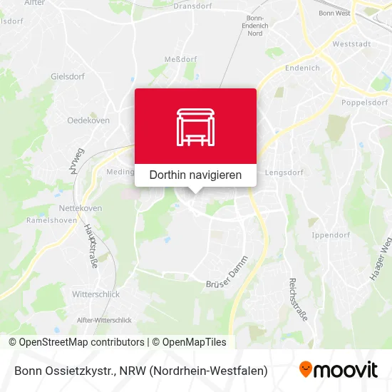 Bonn Ossietzkystr. Karte