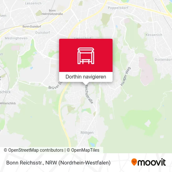 Bonn Reichsstr. Karte