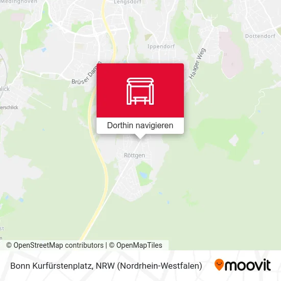 Bonn Kurfürstenplatz Karte