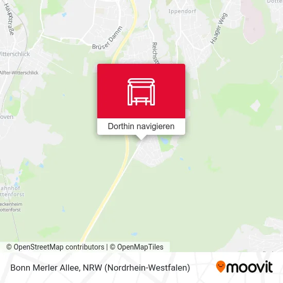 Bonn Merler Allee Karte